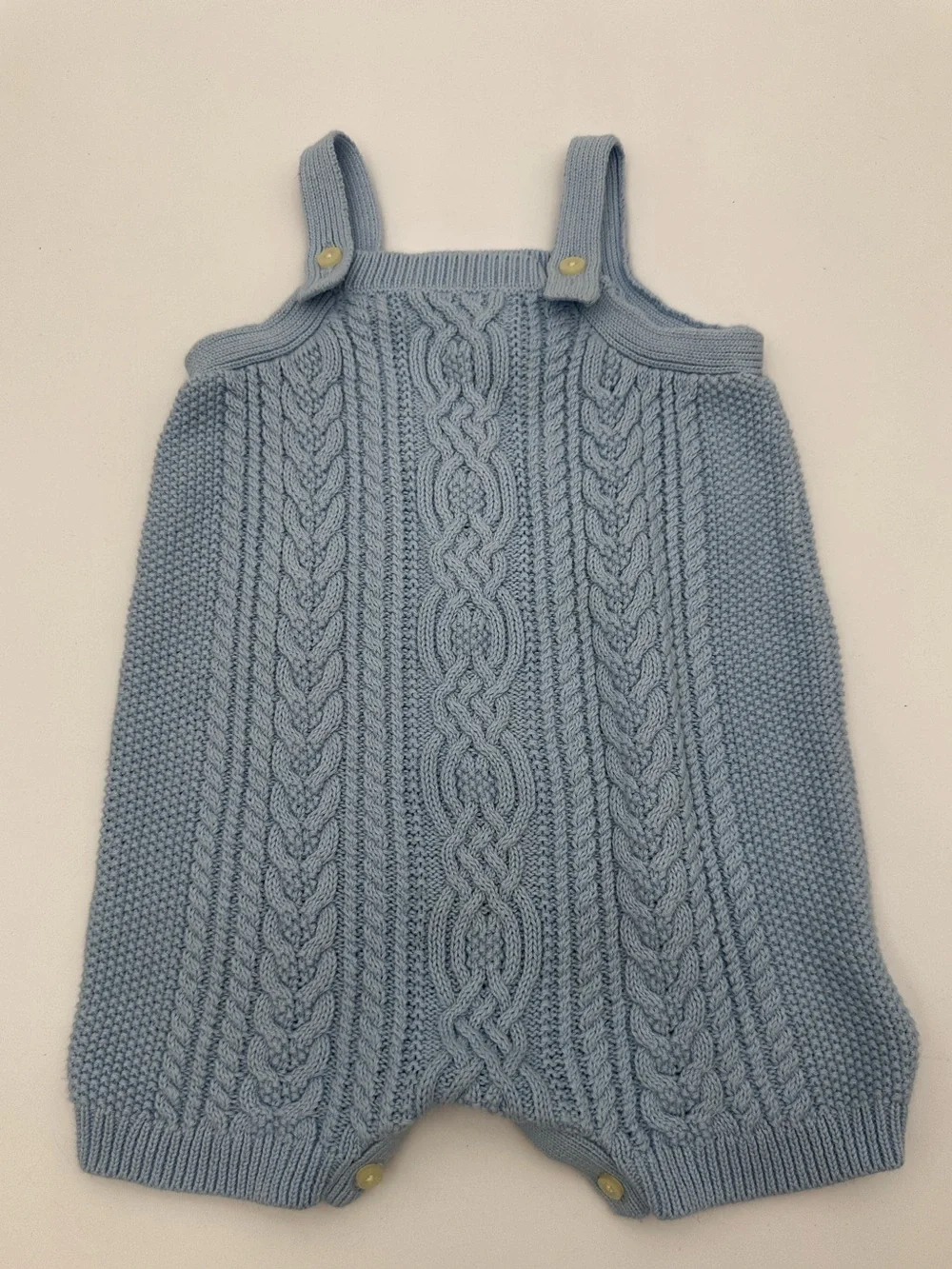 Ralph Lauren Baby Blue Knit Romper size 18 months